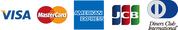 Visa,Master card,American express,JCB,Ciners club