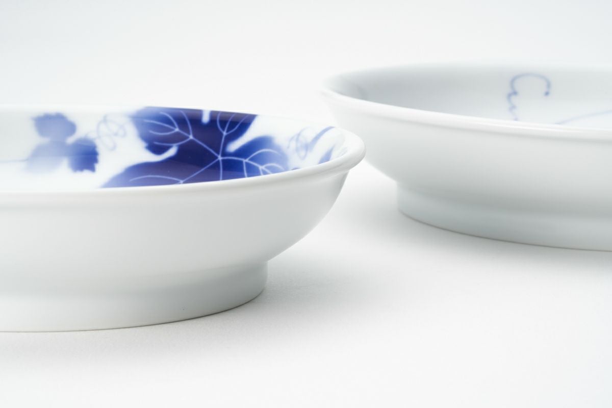 ブルーワイナリー ペア楕円和皿 | 有田焼 深川製磁｜公式オンラインストア