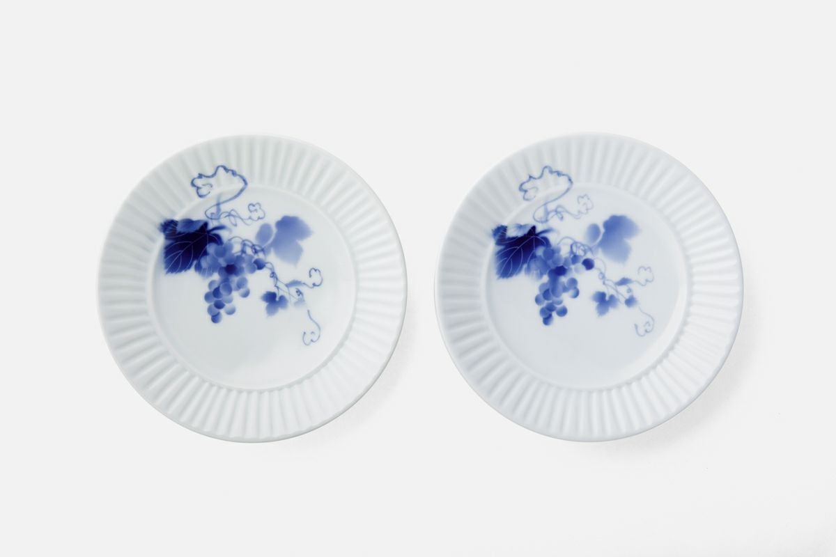 ブルーワイナリー ペア和皿 | 有田焼 深川製磁｜公式オンラインストア