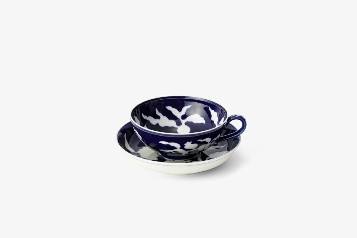 中国美術 白磁 草花鳥紋 碗 φ14.2cm(HA446) 白磁花喰鳥型打 7寸皿 – 文祥窯 BUNSHO-GAMA