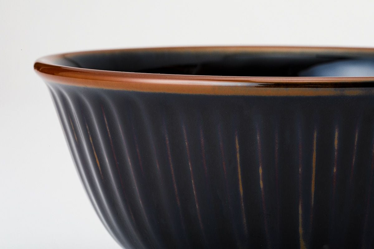 黒天目 麺丼 | 有田焼 深川製磁｜公式オンラインストア