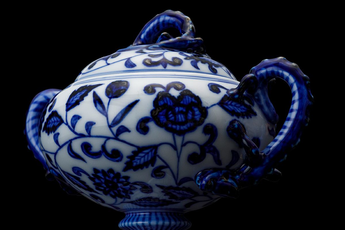 MING VILLAGE 染め付け　ティーポット 明染付 ティーセット | 有田焼 深川製磁｜公式オンラインストア