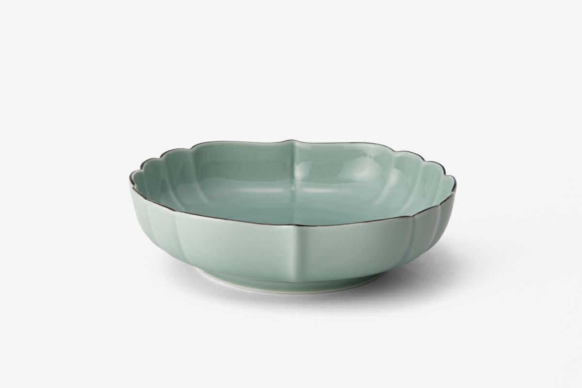 笹青磁 桔梗型中付 | 有田焼 深川製磁｜公式オンラインストア