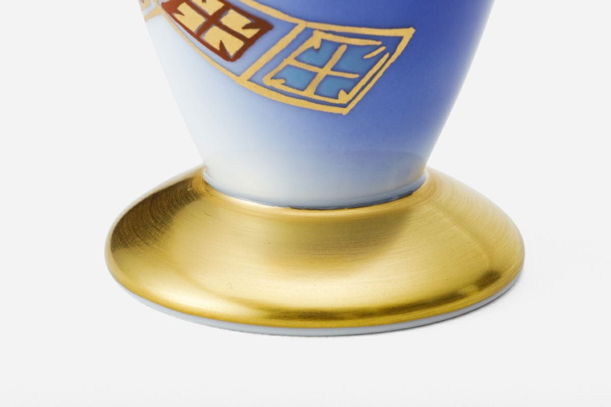 富士に金彩 組酒杯 | 有田焼 深川製磁｜公式オンラインストア