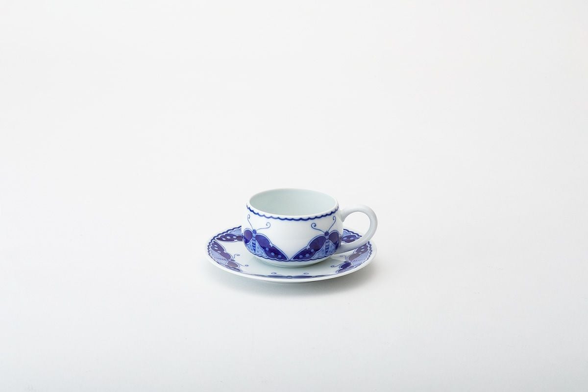古代バラ コーヒー碗皿 | 有田焼 深川製磁|公式オンラインストア 古代バラ コーヒー碗皿 | 有田焼 深川製磁|公式オンラインストア