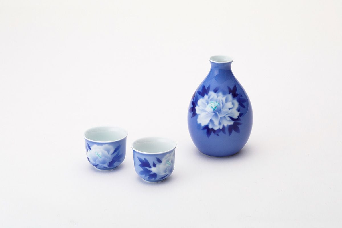 牡丹 二人具酒器揃 | 有田焼 深川製磁｜公式オンラインストア