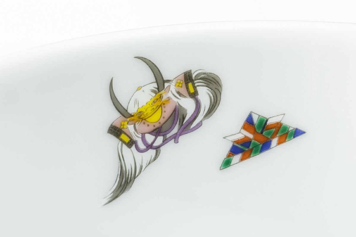 かぶと絵 しのぎ飯碗 | 有田焼 深川製磁｜公式オンラインストア