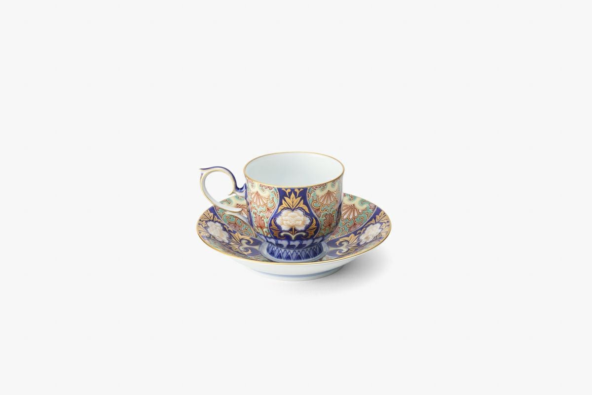 古伊万里唐草 コーヒー碗皿 | 有田焼 深川製磁｜公式オンラインストア