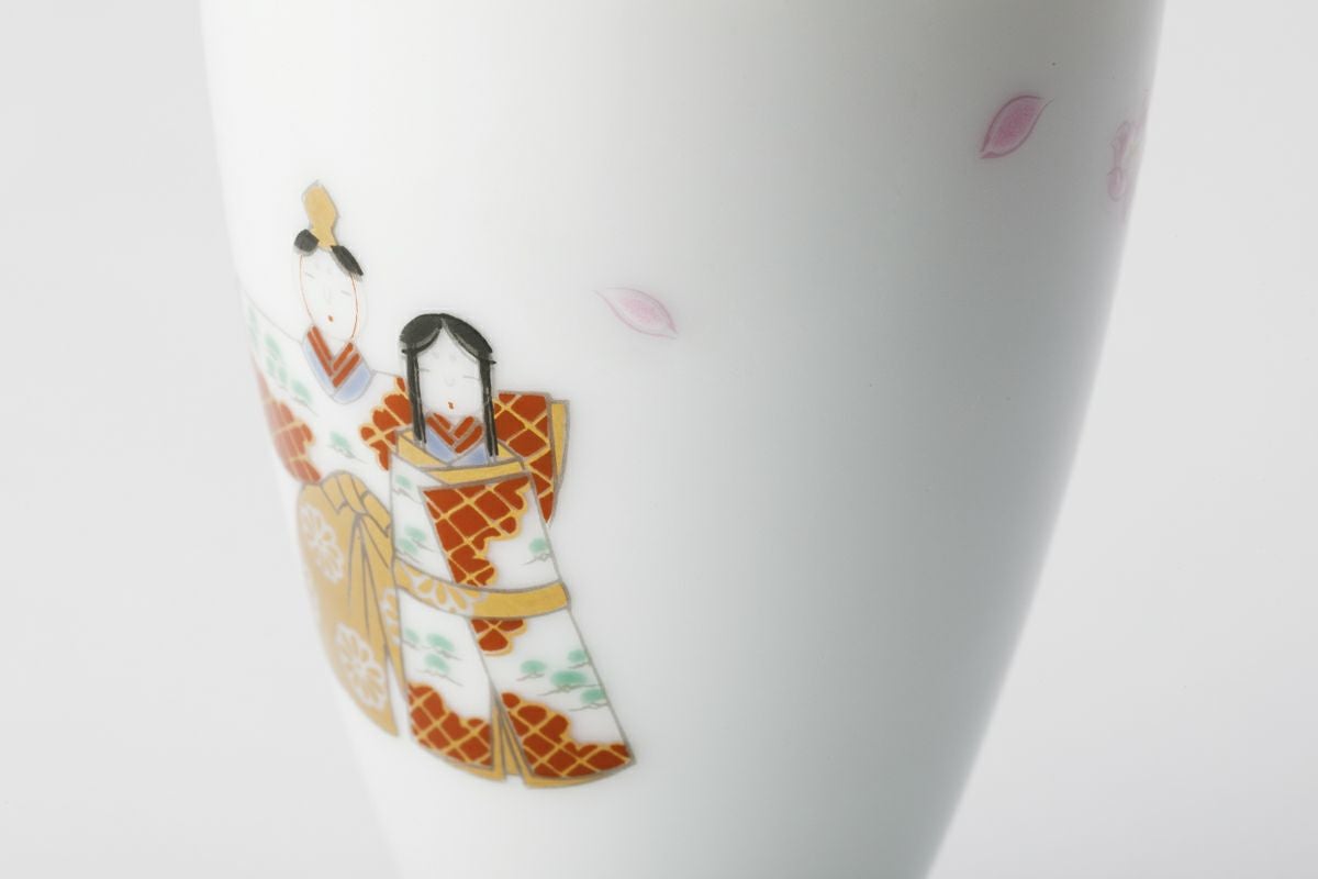 夫婦雛(緑) 特小ゴブレット | 有田焼 深川製磁｜公式オンラインストア