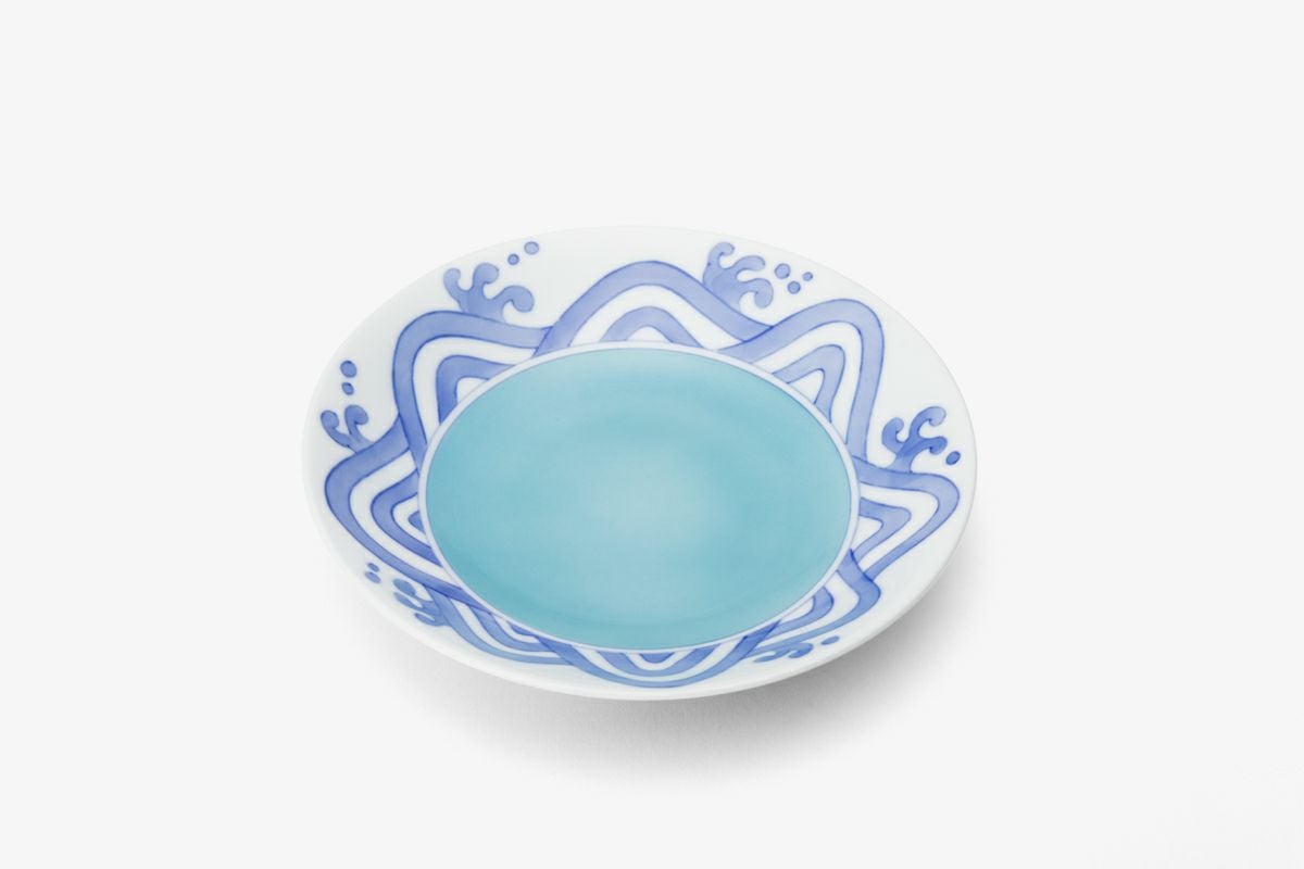 染付菊唐草 6号和皿揃 | 有田焼 深川製磁｜公式オンラインストア