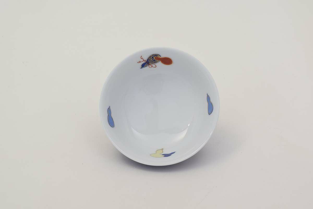 深川製磁 百年庵 六瓢 組飯碗 夫婦茶碗 六瓢 3.6飯碗（小）