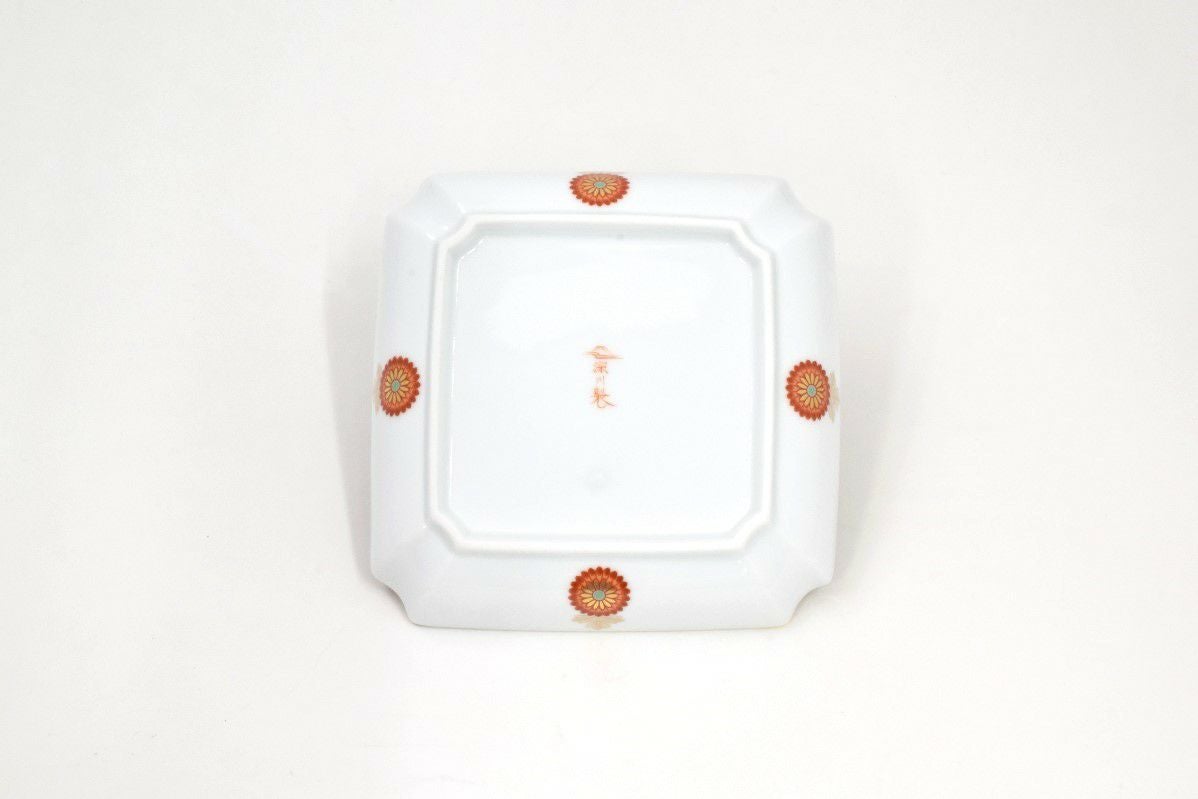 旧家蔵出し品　古伊万里　古い大皿　梅に牡丹花　雉　梶忠製　縁起物　飾り皿 古伊万里 色絵 獅子に牡丹 梅に鶯図 4寸皿 5枚セット