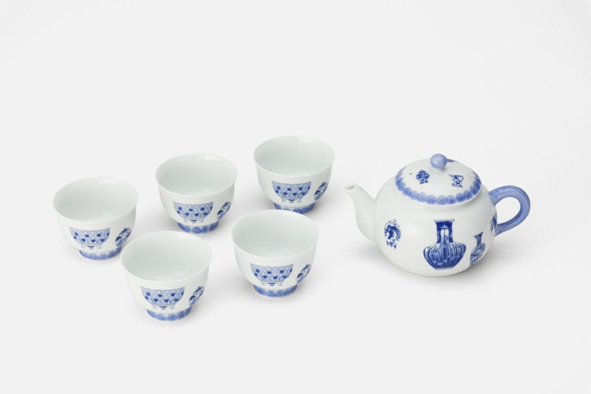 深川製磁茶器 ブルーチャイナⅡ 玉露茶器揃 | 有田焼 深川製磁｜公式オンラインストア