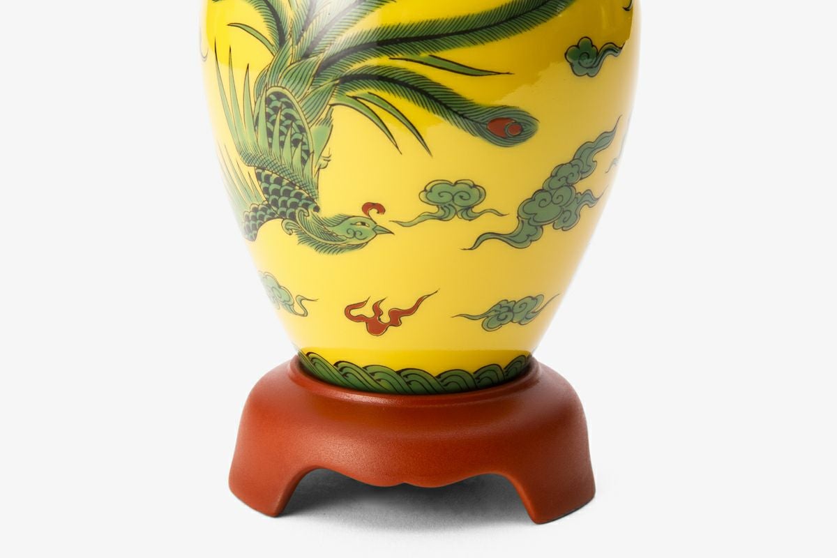 〖未使用品〗深川製磁  竜鳳凰錦手黄地  ビアマグ  黄色  宮内庁御用達 竜鳳凰錦手黄地 紅茶碗皿 | 有田焼 深川製磁｜公式オンラインストア