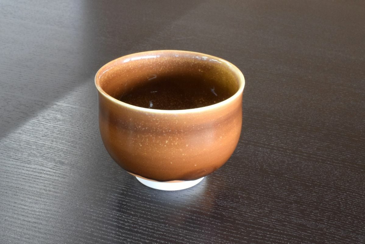 超希少！深川製磁 谷窯 黄地 手造飯碗 （ろくろ士名入り） 4客 24谷窯あめ釉 手造抹茶碗（ろくろ士名入り） | 有田焼 深川製磁｜公式
