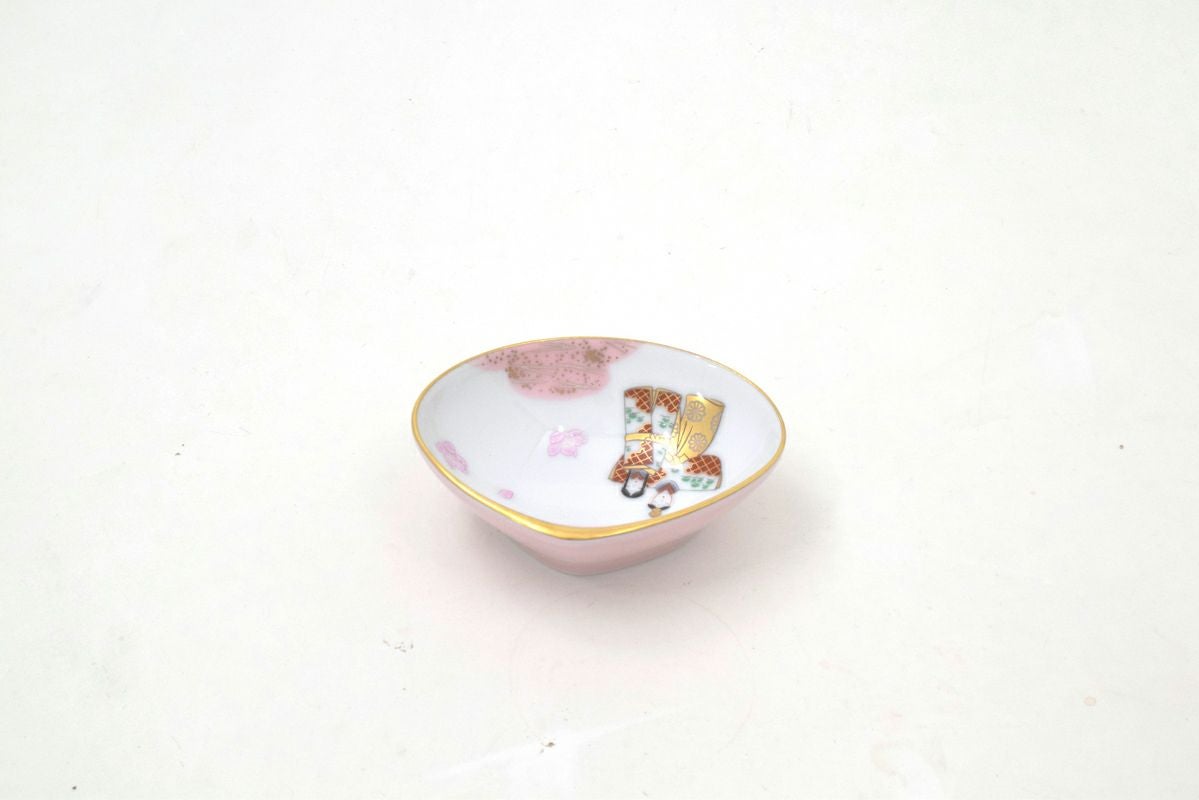 内裏雛（ピンク） 貝型小皿 | 有田焼 深川製磁｜公式オンラインストア